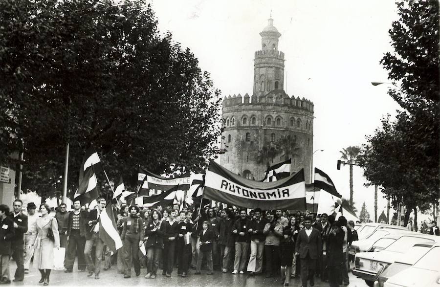 Manifestación en Sevilla