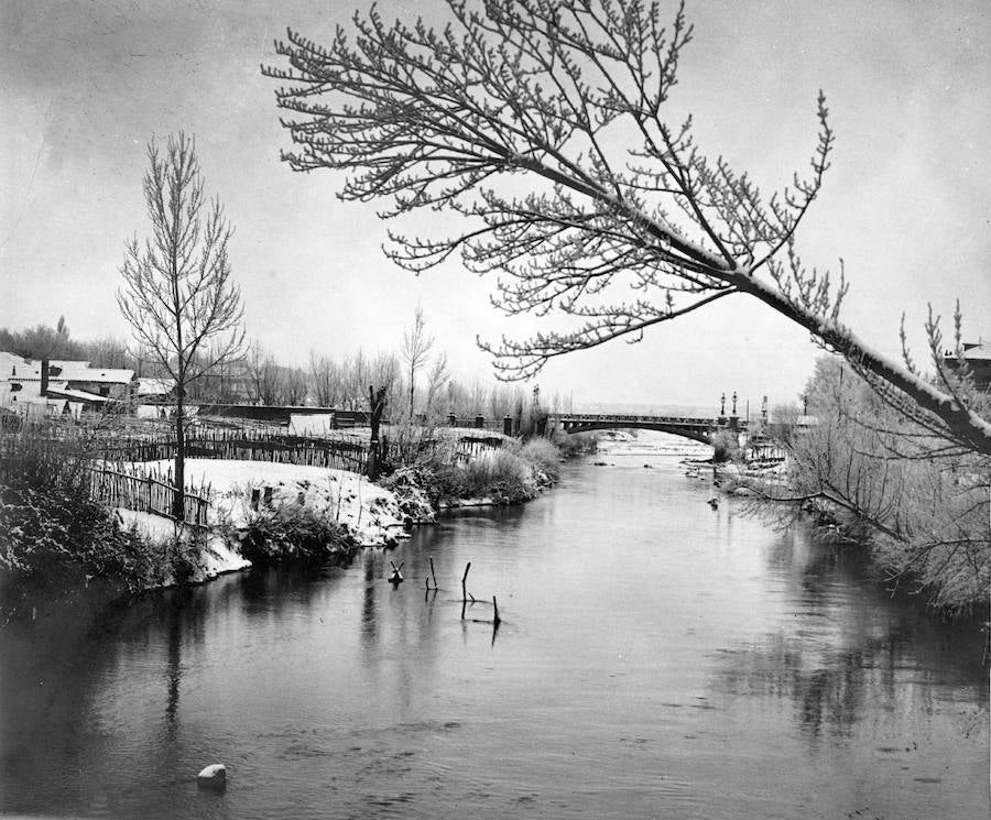 El Manzanares, en 1915. 