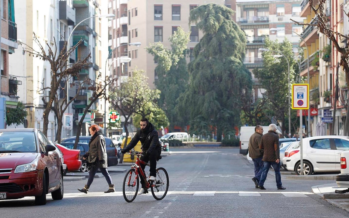 ¿Existe carril-bici en Ciudad Jardín?. Las personas que optan por la bicicleta como medio de transporte tienen que circular por la calzada, compartiendo espacio con el tráfico rodado; invadir las aceras o atravesar los parques públicos ante la ausencia de un carril específico que vertebre el barrio y lo enlace con el resto de carriles dispersos por la ciudad.