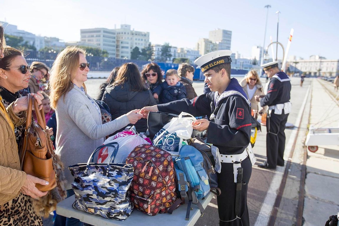 El buque escuela Juan Sebastián de Elcano, en Cádiz