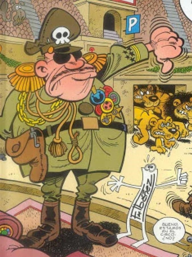 Pinochet, con peor cara todavía. 