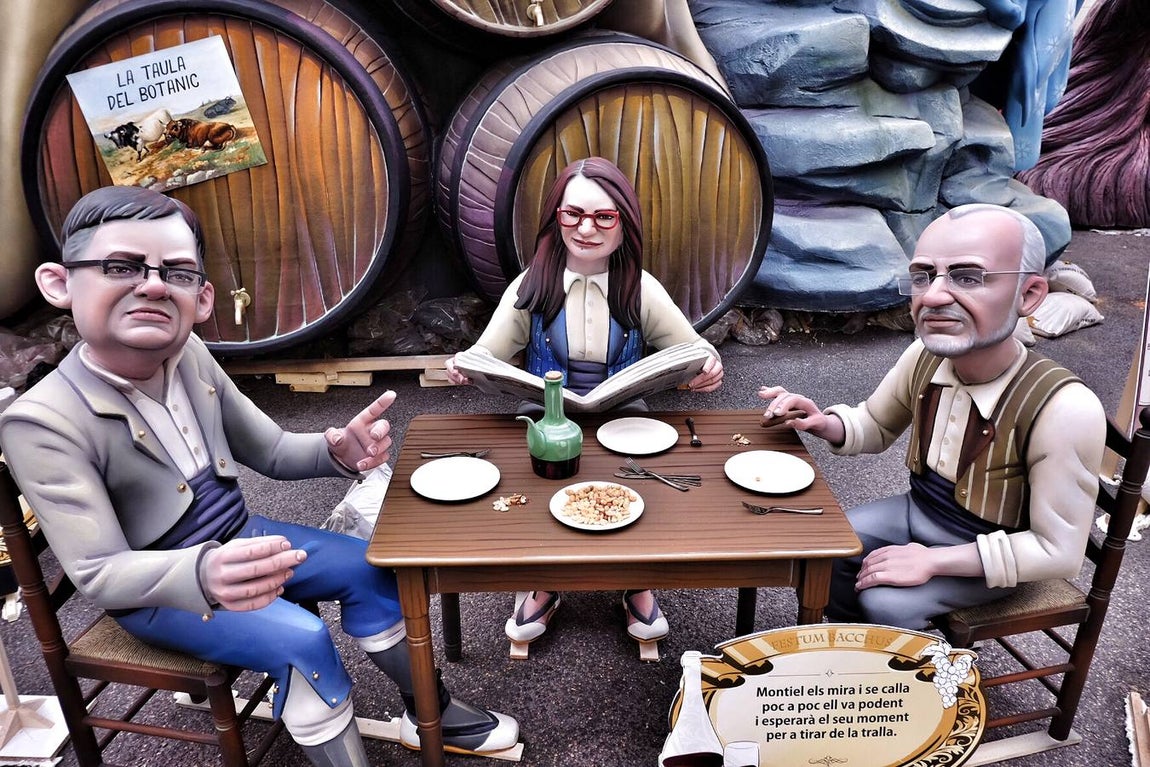 Ximo Puig, Mónica Oltra y Antonio Montiel, en la Taula del Botànic. 