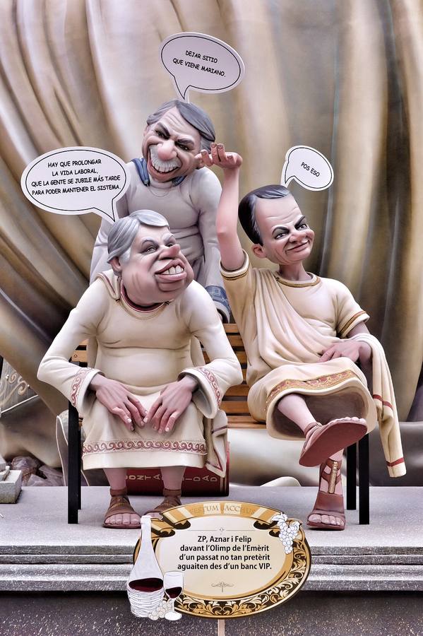 Felipe González, Aznar y Zapatero, en el Olimpo. 