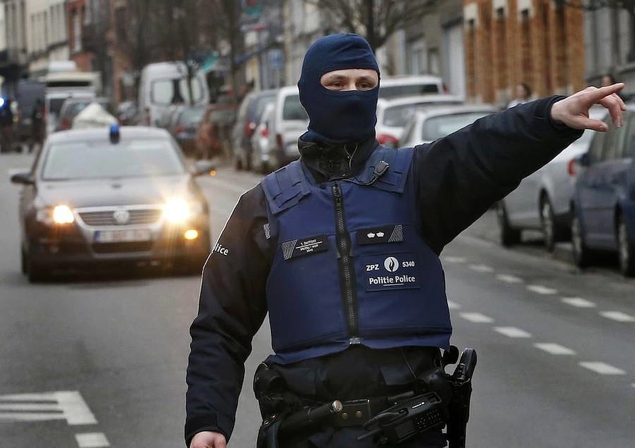 La operación antiterrorista que arrinconó a Abdeslam, en imágenes