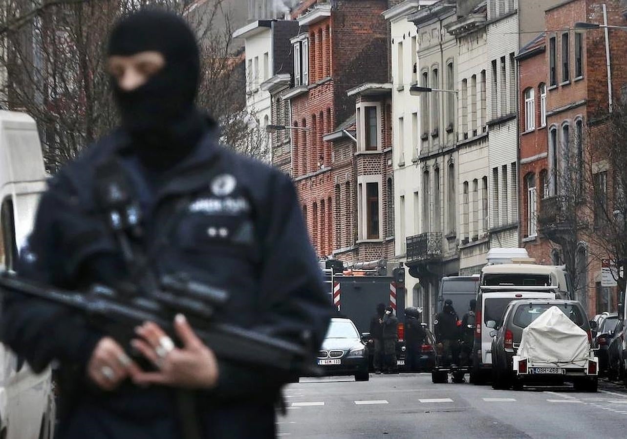 La operación antiterrorista que arrinconó a Abdeslam, en imágenes