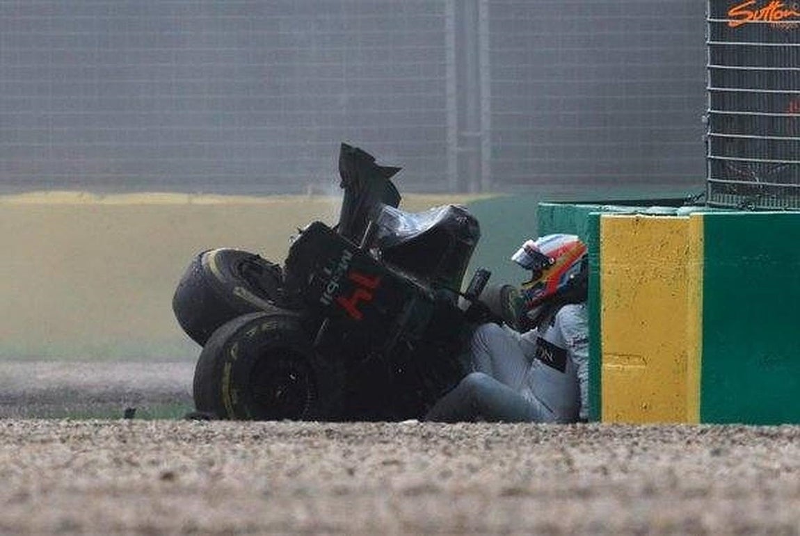 El terrible accidente de Fernando Alonso