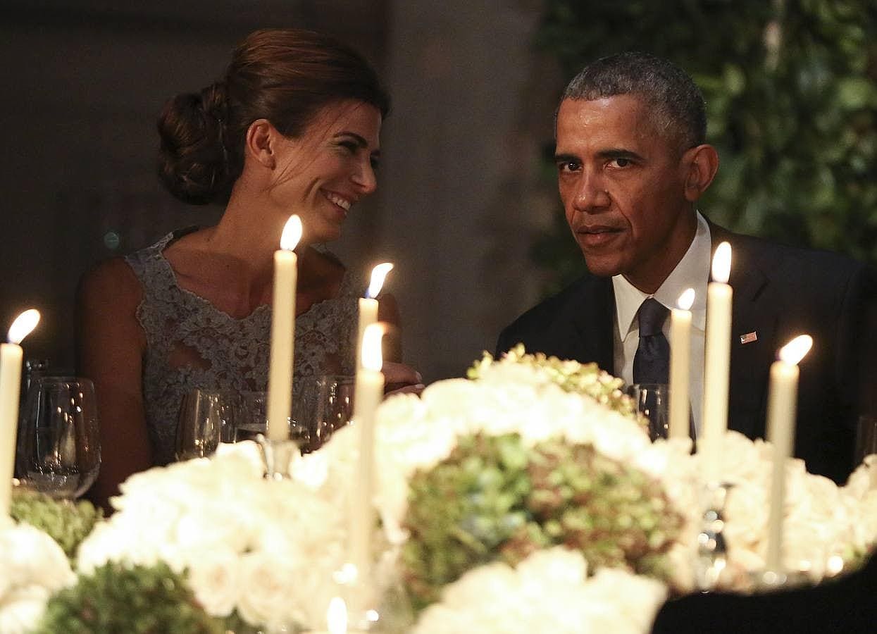 Obama, con la primera dama argentina