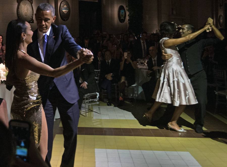 Barack Obama baila un tango.. 