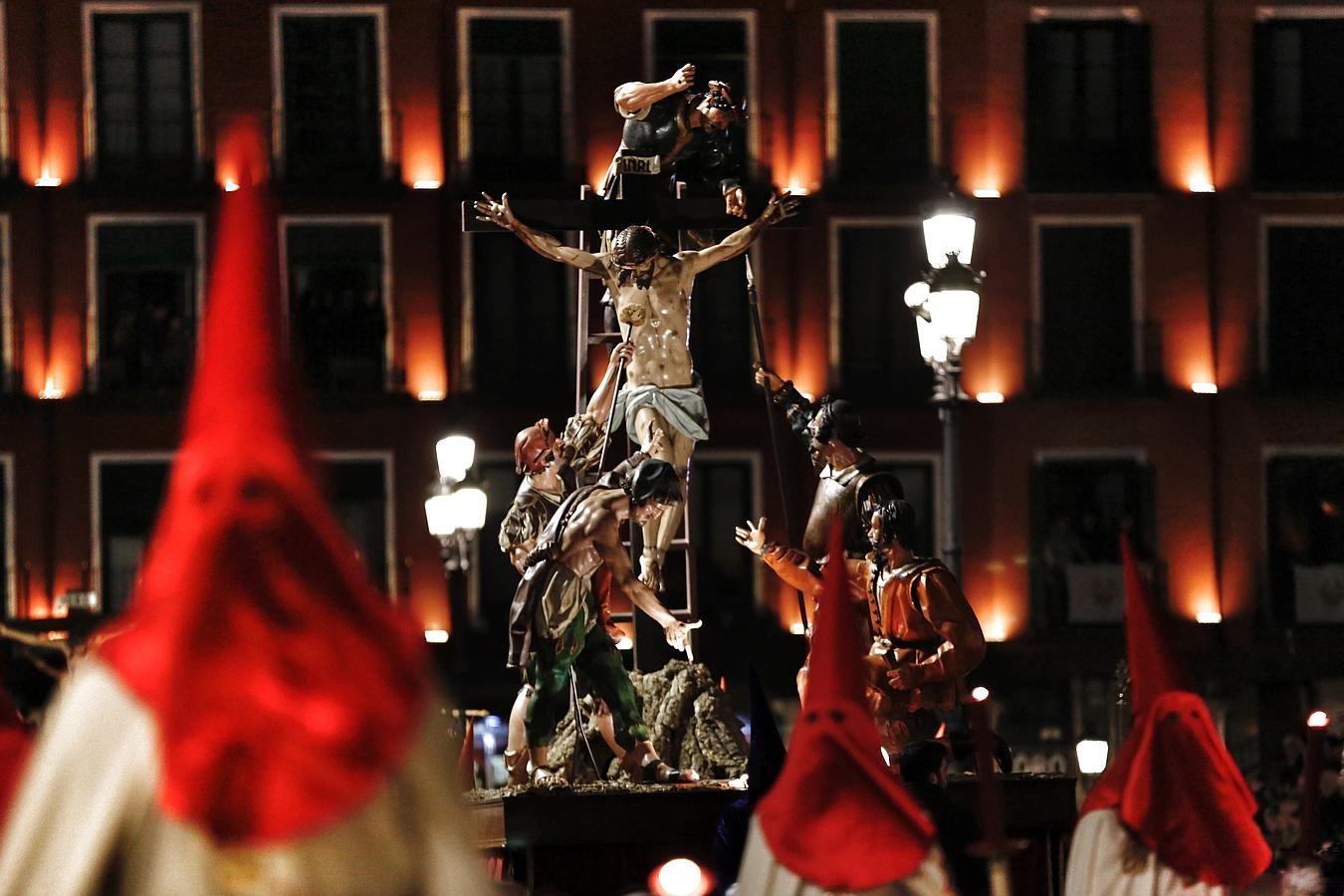 Procesión de Viernes Santo en Valladolid. 