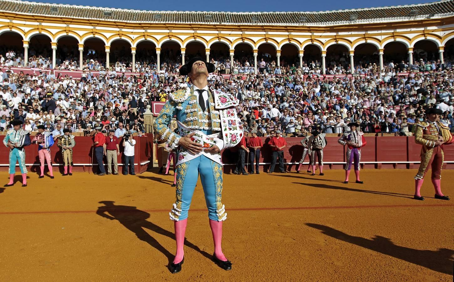 El romance de José María Manzanares con Sevilla, foto a foto