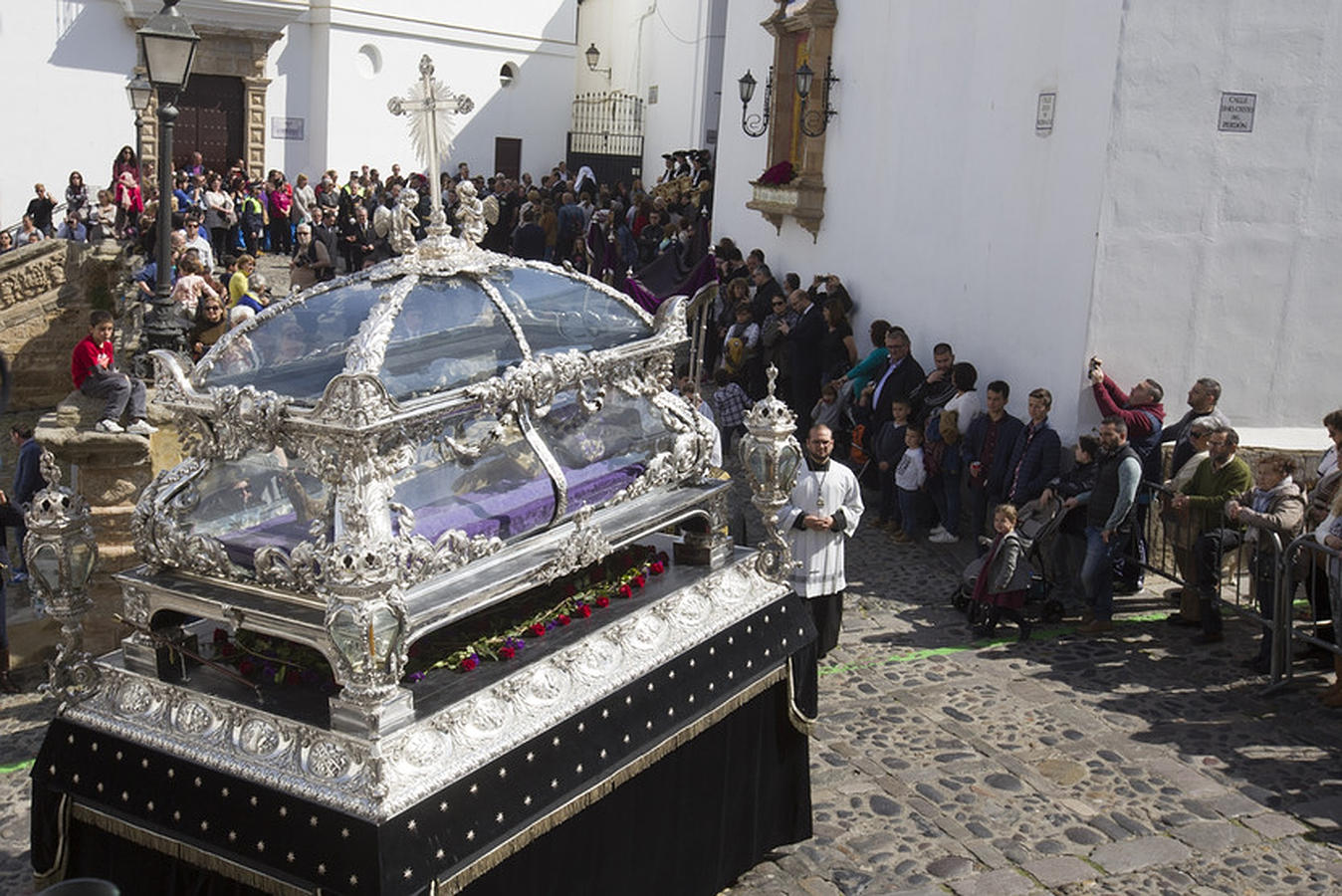 Santo Entierro el Sábado Santo en Cádiz. Semana Santa 2016