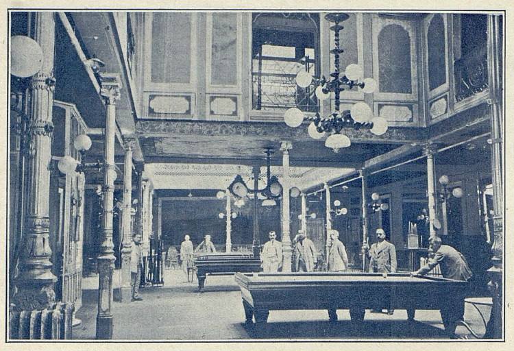 Detalles del Casino en 1916. Fotos Memoria del 50 Aniversario. Archivo Municipal de Toledo