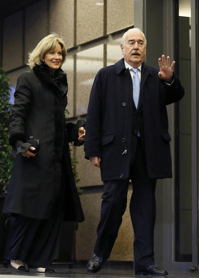 El expresidente de Colombia Andrés Pastrana y su mujer Nohra Puyana de Pastrana. 