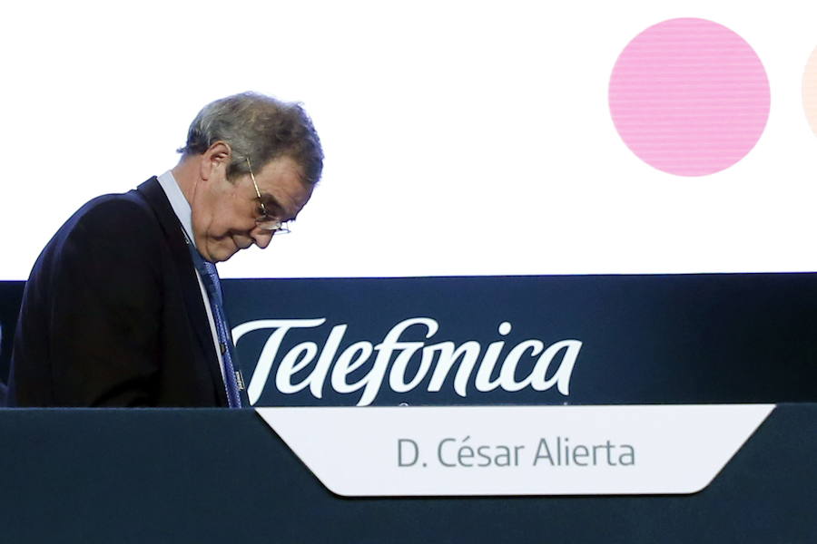 César Alierta. 