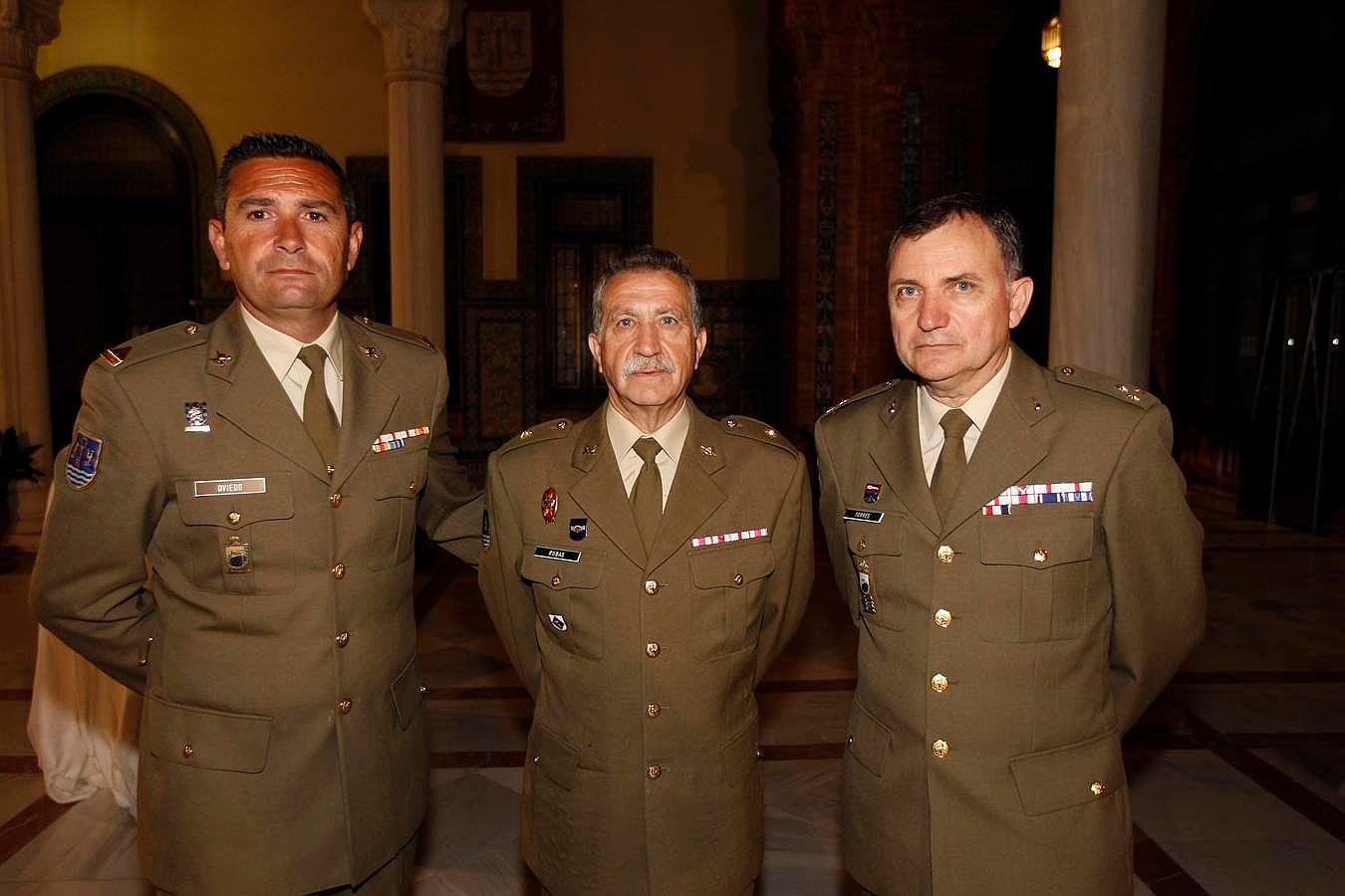 Antonio Rodríguez Oviedo, Miguel Robas Rodríguez y Miguel Ángel Torres Arias