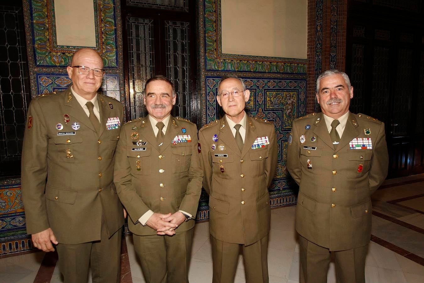 Miguel Martín Bernardi, Fernando Gutiérrez Díaz de Otazu, Manuel Romero Carril y Andrés Chapa Huidobro