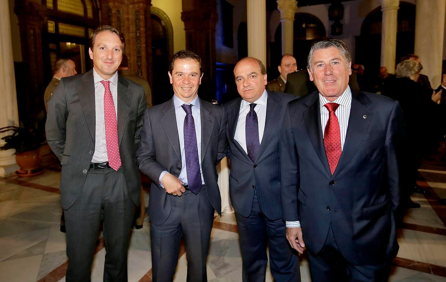 Carlos López Mariano, Luis Martinez de Carvajal, Luis Miguel Martín Rubio y Miguel Gallego Jurado