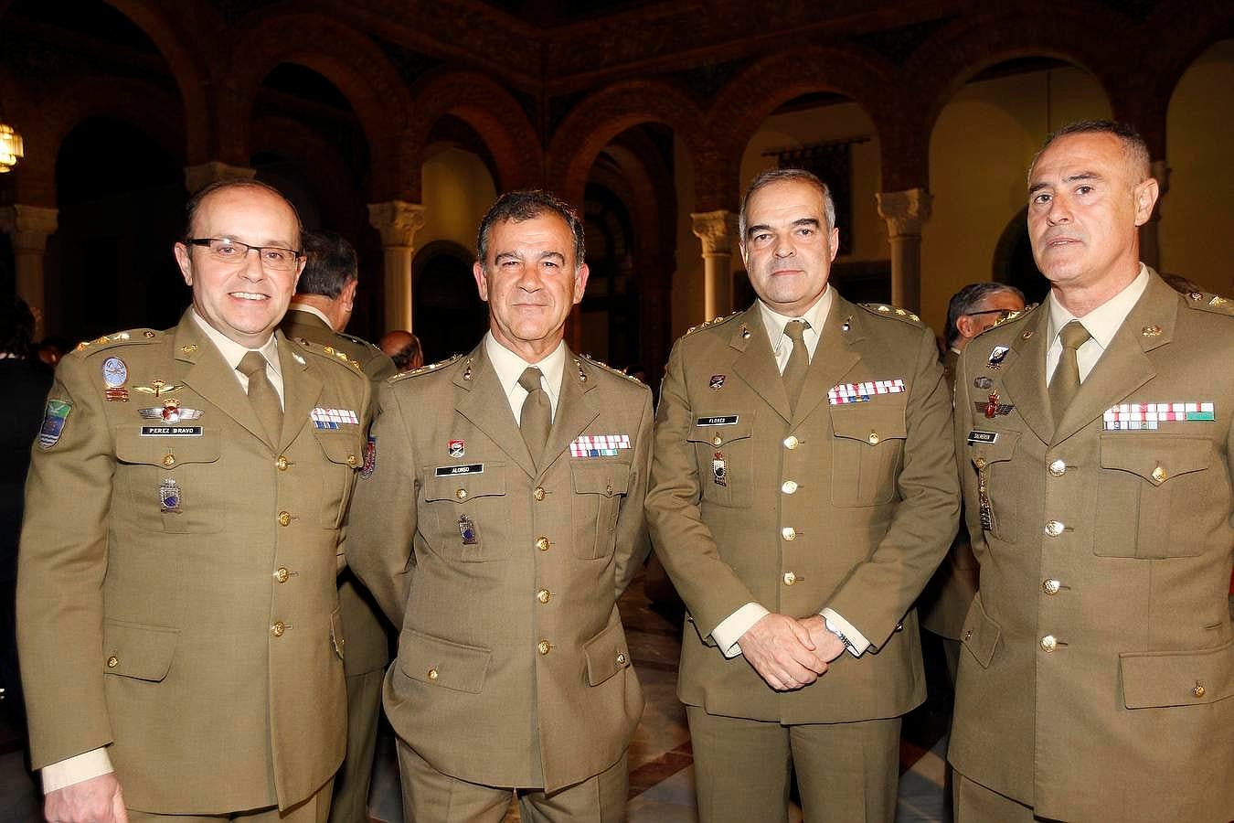 Miguel Pérez Bravo, Emilio Alonso Villaverde, Manuel Flores Ruiz y José Luis Salmerón Pérez