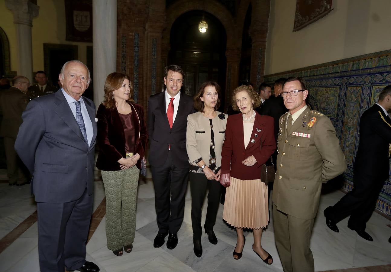 Conde de Peñaflor, Anabel Morillo León, Augusto Ferrer-Dalmau Nieto, Marquesa de Méritos, María Luisa Guardiola Domínguez y Fernando Caballero Echevarría