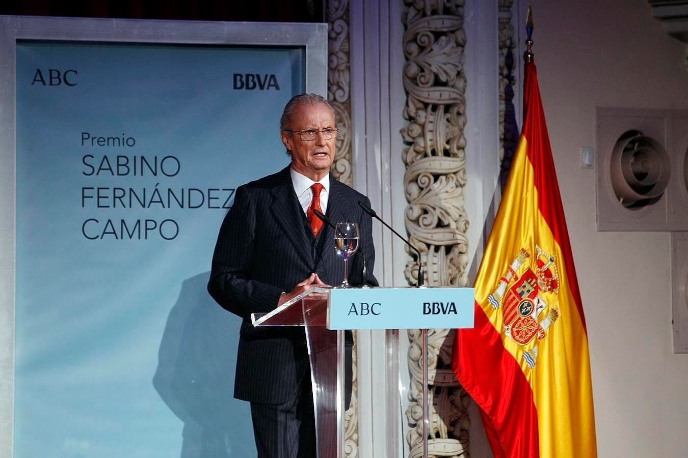 Así fue la entrega del IV Premio Sabino Fernández Campo