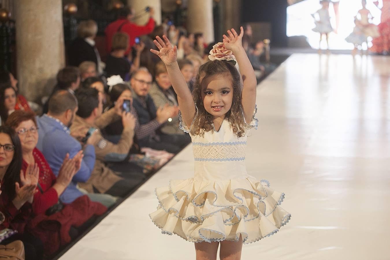 Los pequeños en la «Ecuestre y Flamenco Fashion»