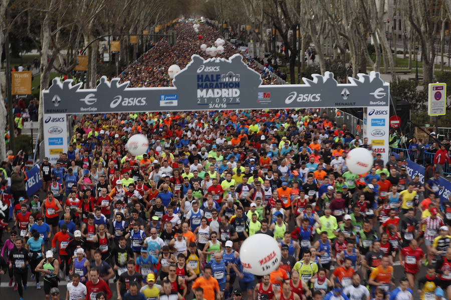 Lo mejor de la media maratón de Madrid, en imágenes