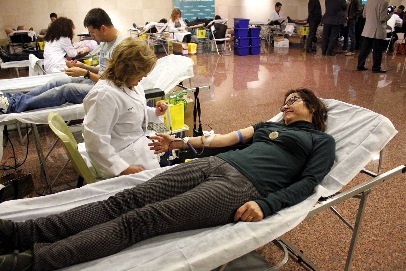 El maratón de Donación de Sangre, en imágenes