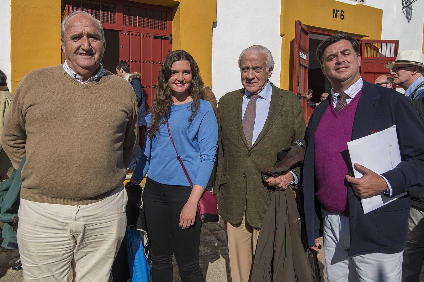 Javier Buendía, Cristina Buendía, Antonio Rey y Luis Domecq