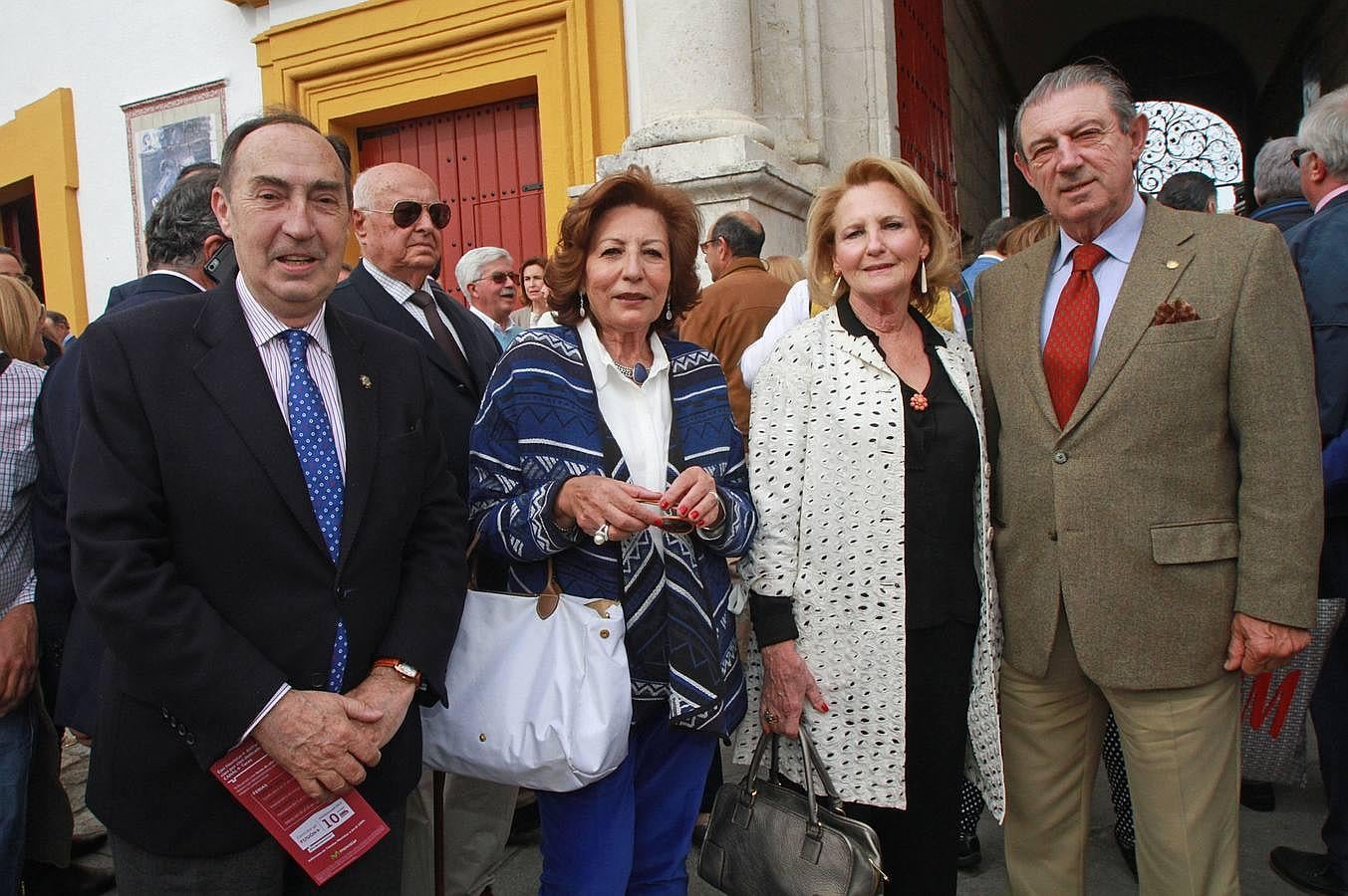 Carlos González-Vilardell, Rosario Oliveros, Paquita Delgado y Juan Miguel Mejías