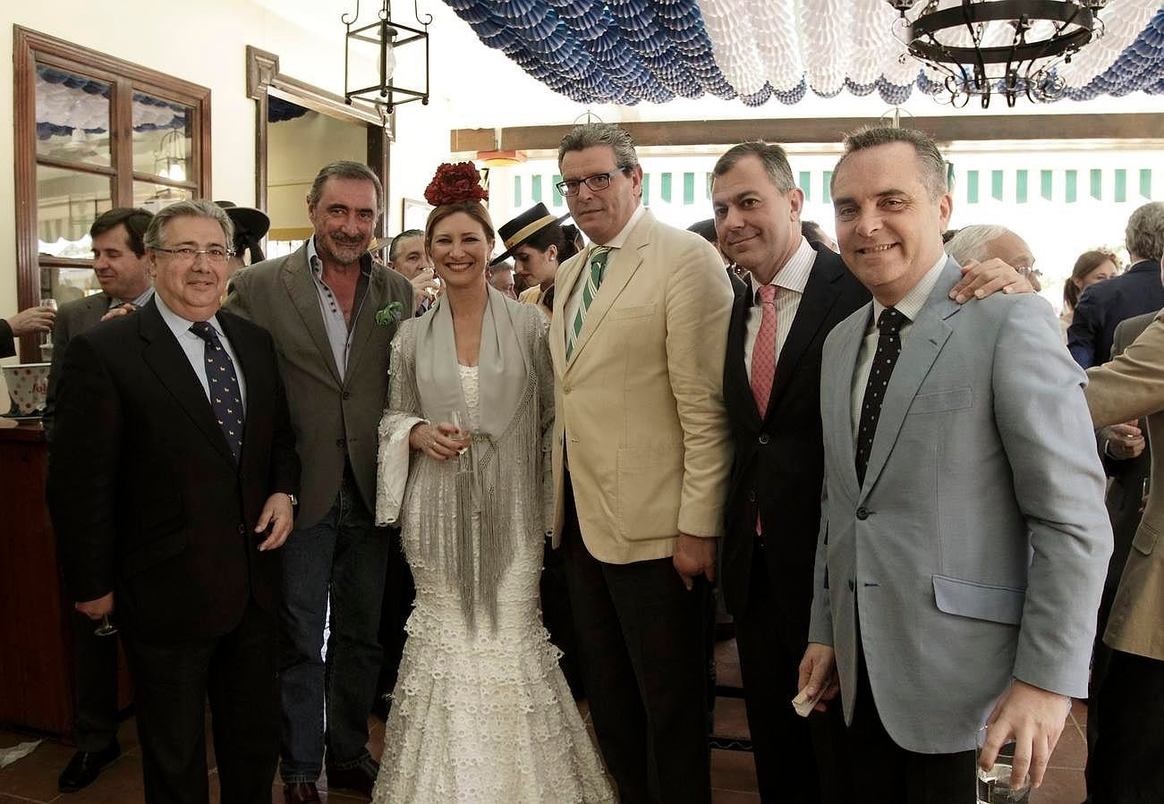 Juan Ignacio Zoido, Carlos Herrera, Alicia Martínez, Ricardo Tarno, José Luis Sanz, Juan Bueno