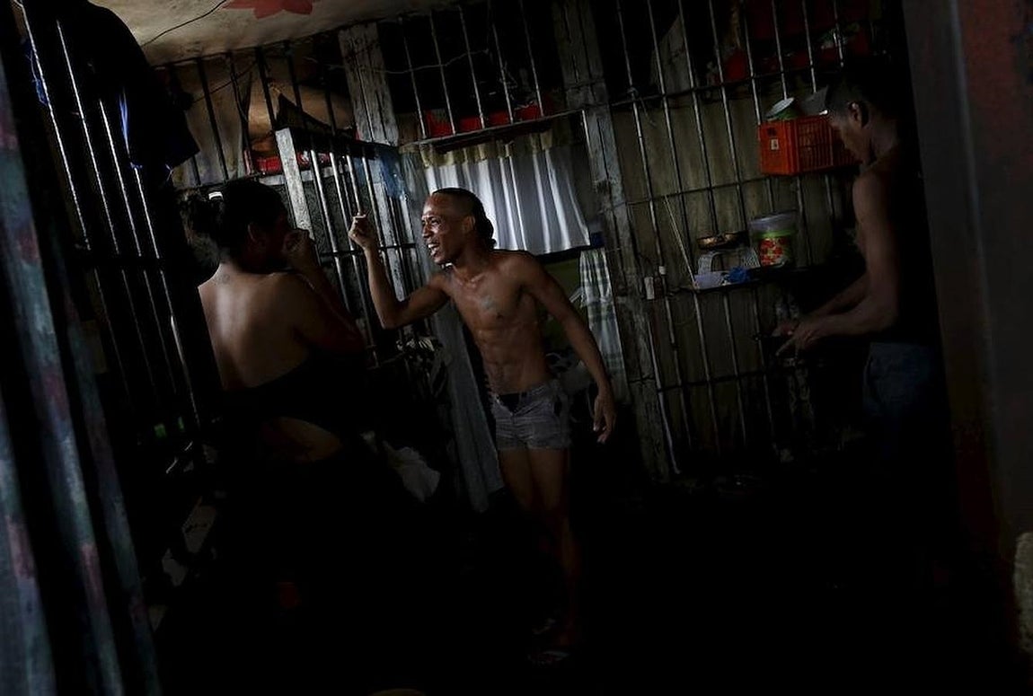 Presos de la prisión de «La Joya». 