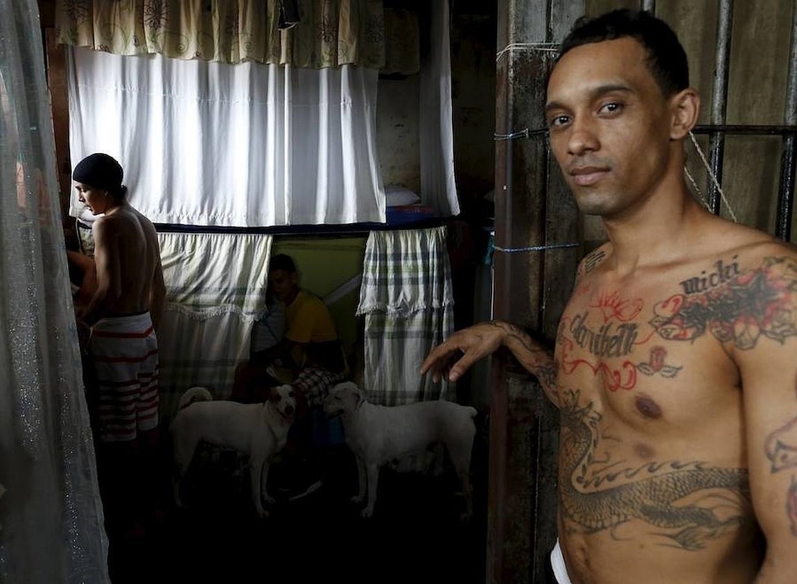 Presos de la prisión de «La Joya». 