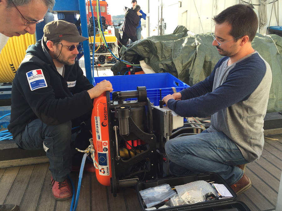 Revisión del ROV Leonard, del LIRMM. 