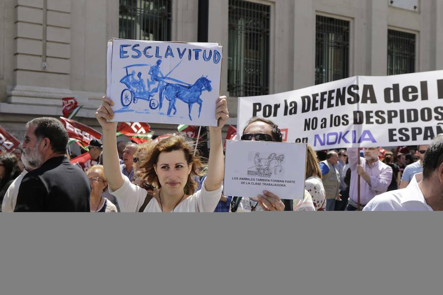 Manifestación en Sevilla. 