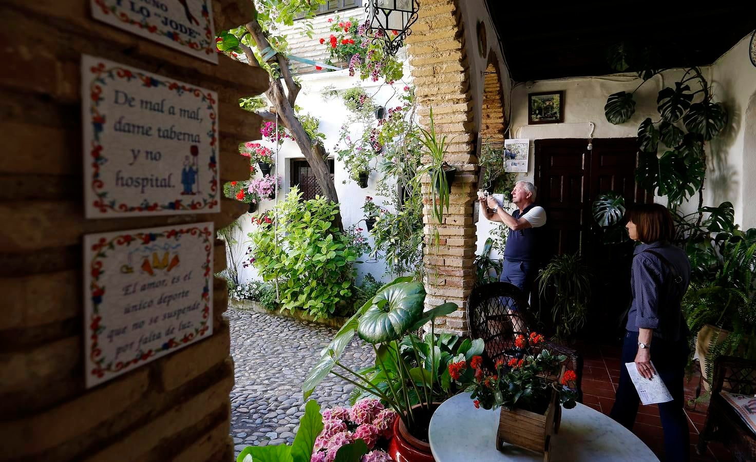 En imágenes, los Patios de Santa Marina y San Agustín en Córdoba