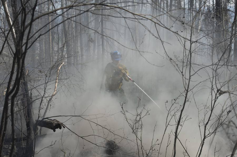 El furioso incendio de Canadá, en imágenes