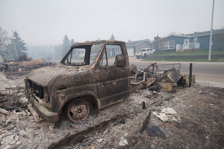 El furioso incendio de Canadá, en imágenes