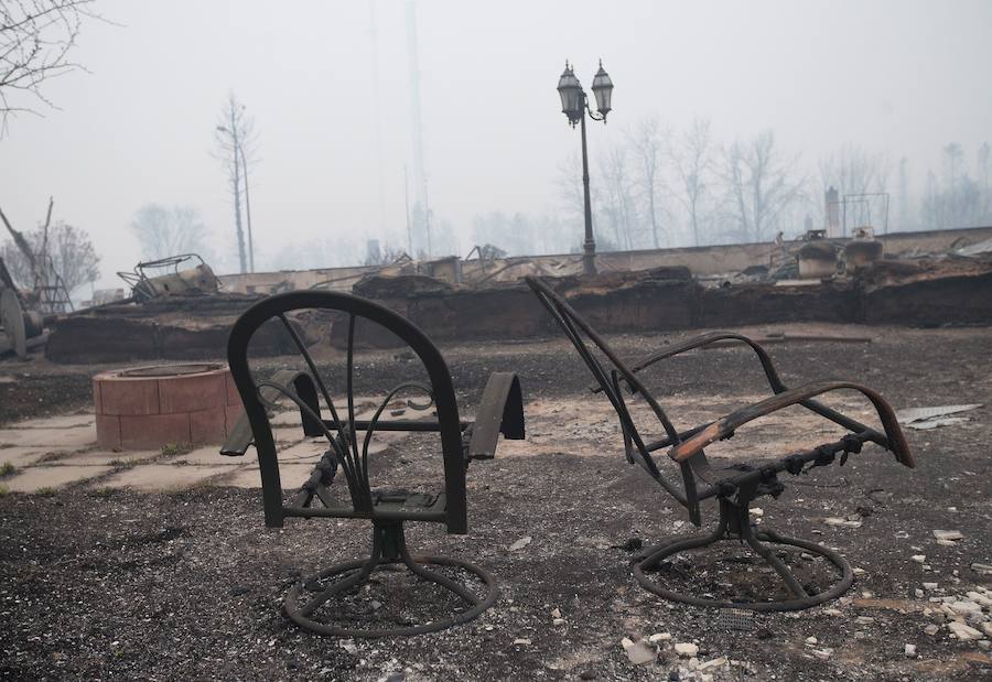 El furioso incendio de Canadá, en imágenes