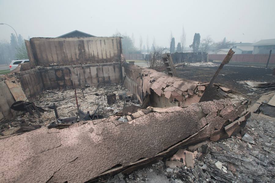 El furioso incendio de Canadá, en imágenes