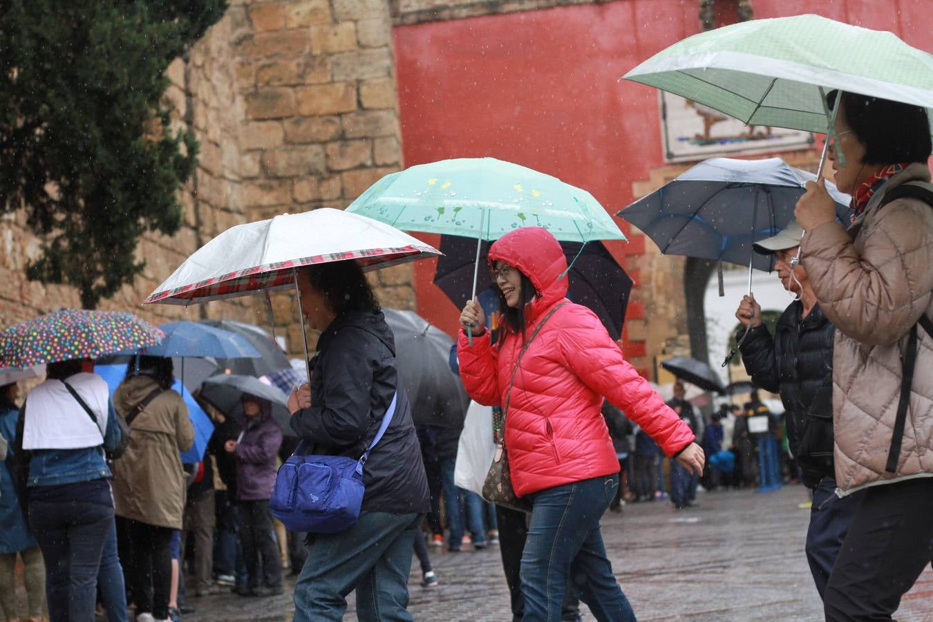 La lluvia provoca decenas de incidencias en Sevilla