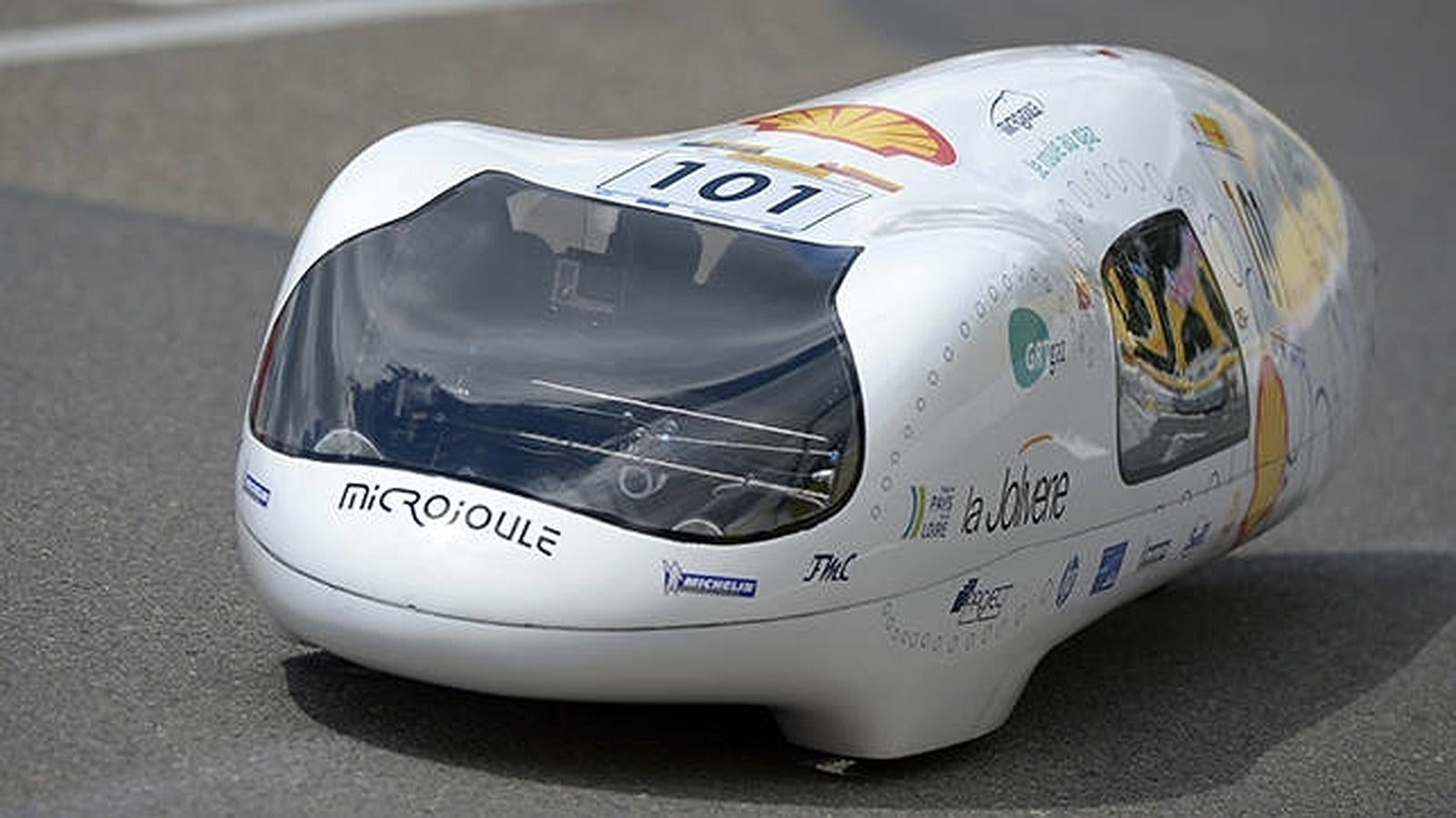 Los coches del año pasado en el Shell Eco-marathon de Roterdam