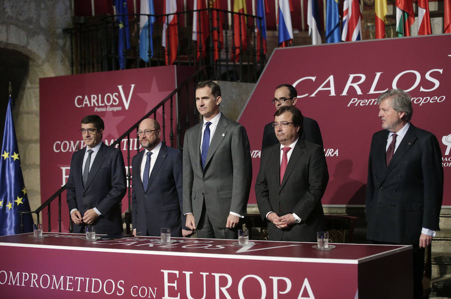 Acto de entrega del X Premio Europeo Carlos V. 