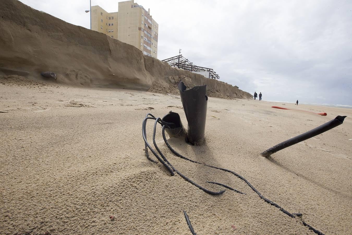 Así ha quedado Cádiz y sus playas tras el temporal