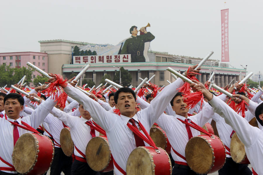 Clausura del Congreso del Partido de los Trabajadores de Corea del Norte, en imágenes. 