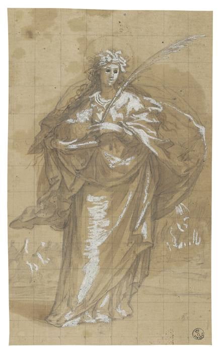 «Santa Inés (1637), de Vicente Carducho. 