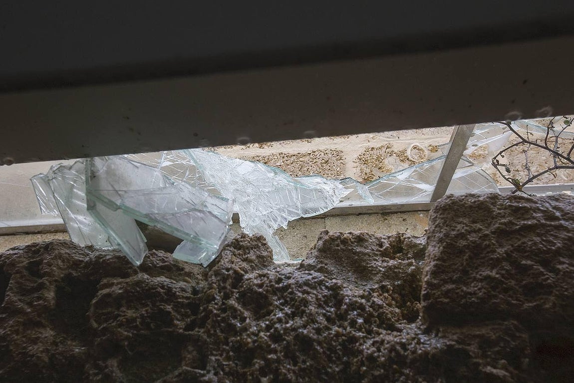 Así ha quedado la Casa del Obispo tras el temporal