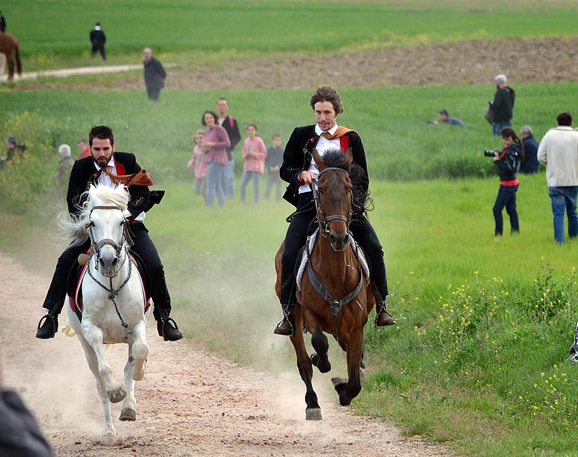 Espectacular imagen de las carreras. 