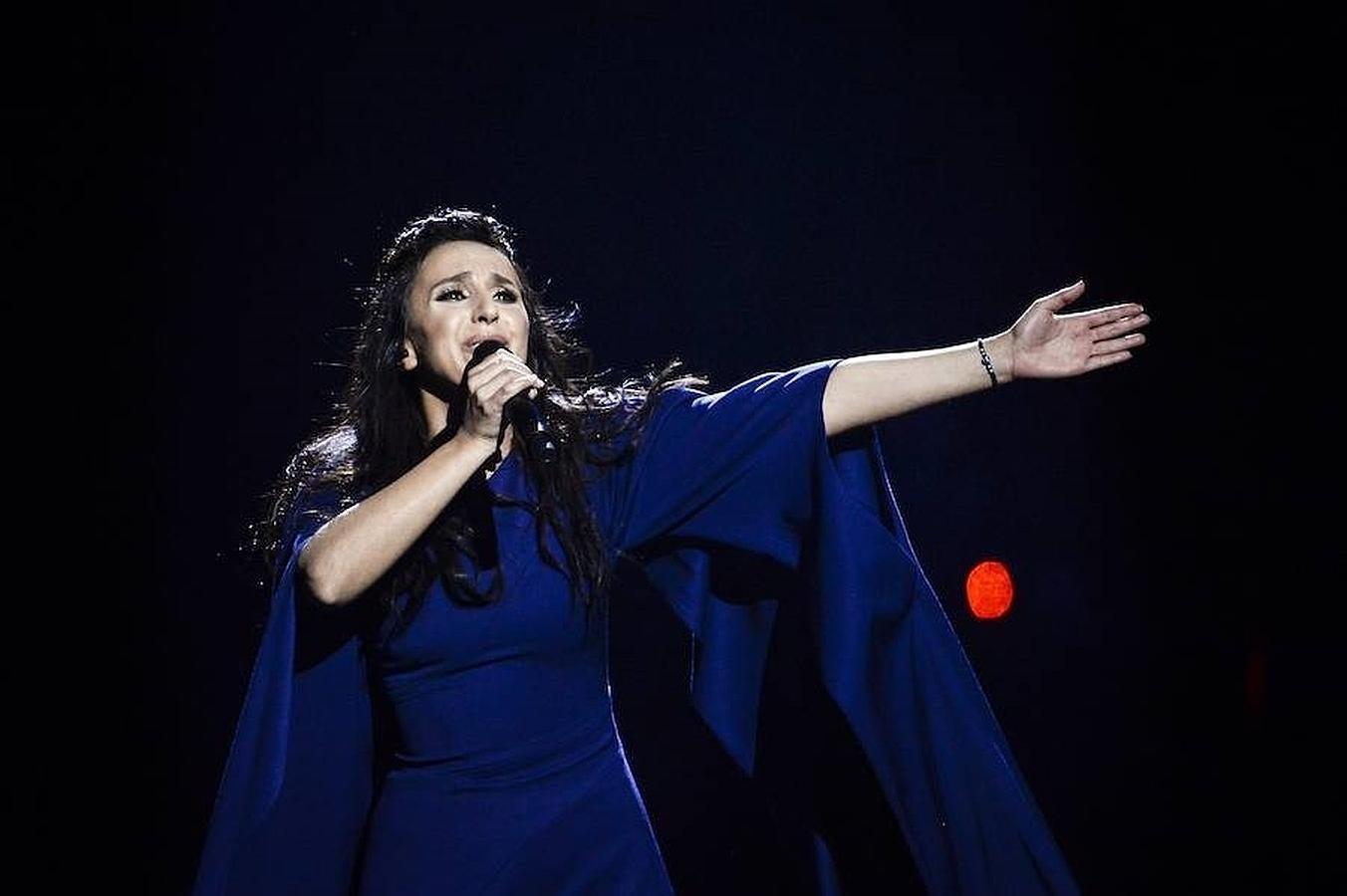 Jamala, durante su actuación. 