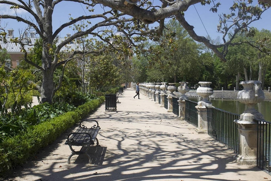 14.. El jardín de la Isla es llamado así por encontrarse rodeado por tres lados por el río Tajo y por el sur por una ría artificial