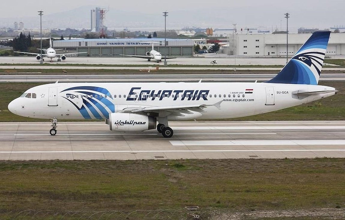 Uno de los aviones de la flota de Egypt Air similar al desaparecido. 
